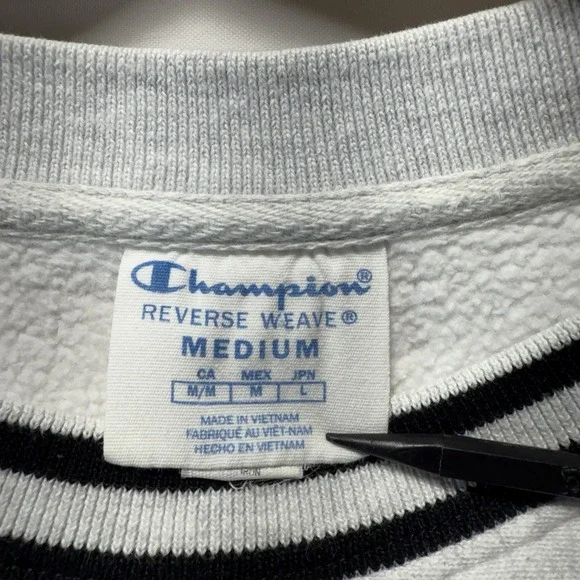 Vintage Champion Reverse Weave Warmup Bishop Lynch Crewneck Sweatshirt Size M - Picture 3 of 14
